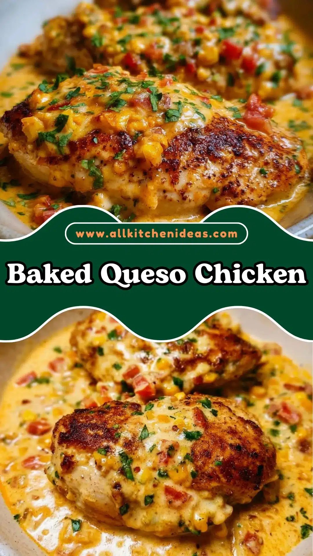 Baked Queso Chicken