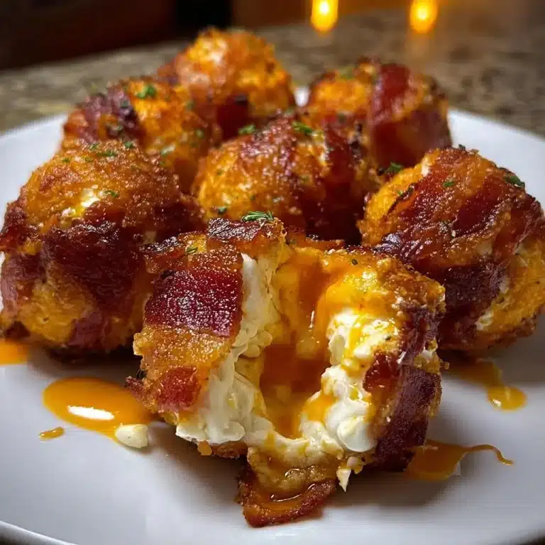 Buffalo Chicken Bacon Mozzarella Bombs for Game Day Bliss