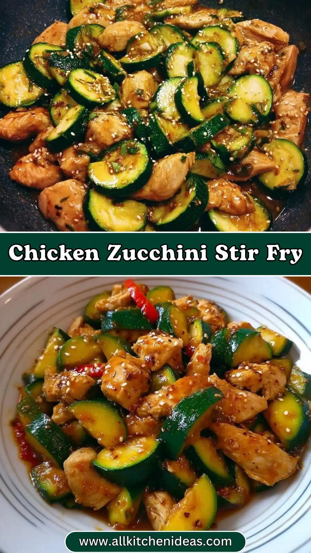 Chicken Zucchini Stir Fry