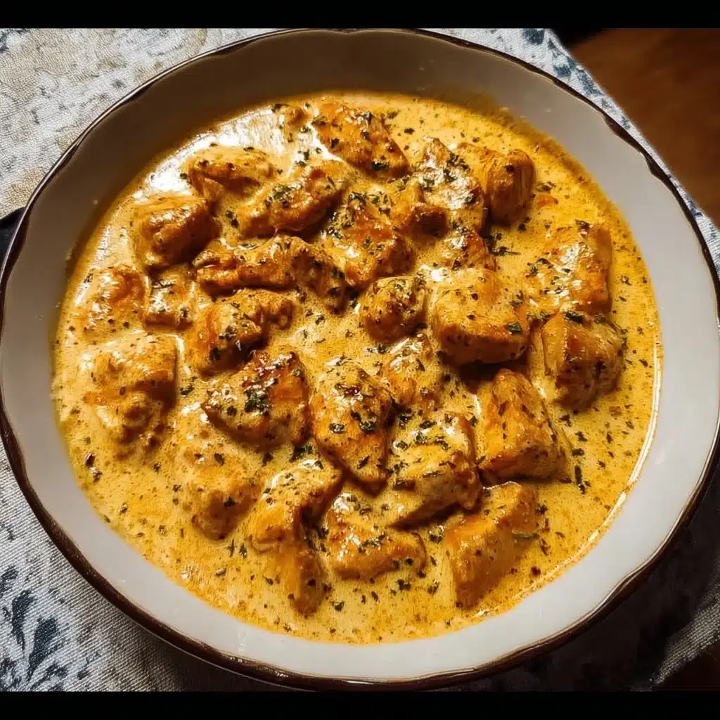 Creamy Cowboy Butter Chicken 1 Delicious creamy cowboy butter chicken served with rice