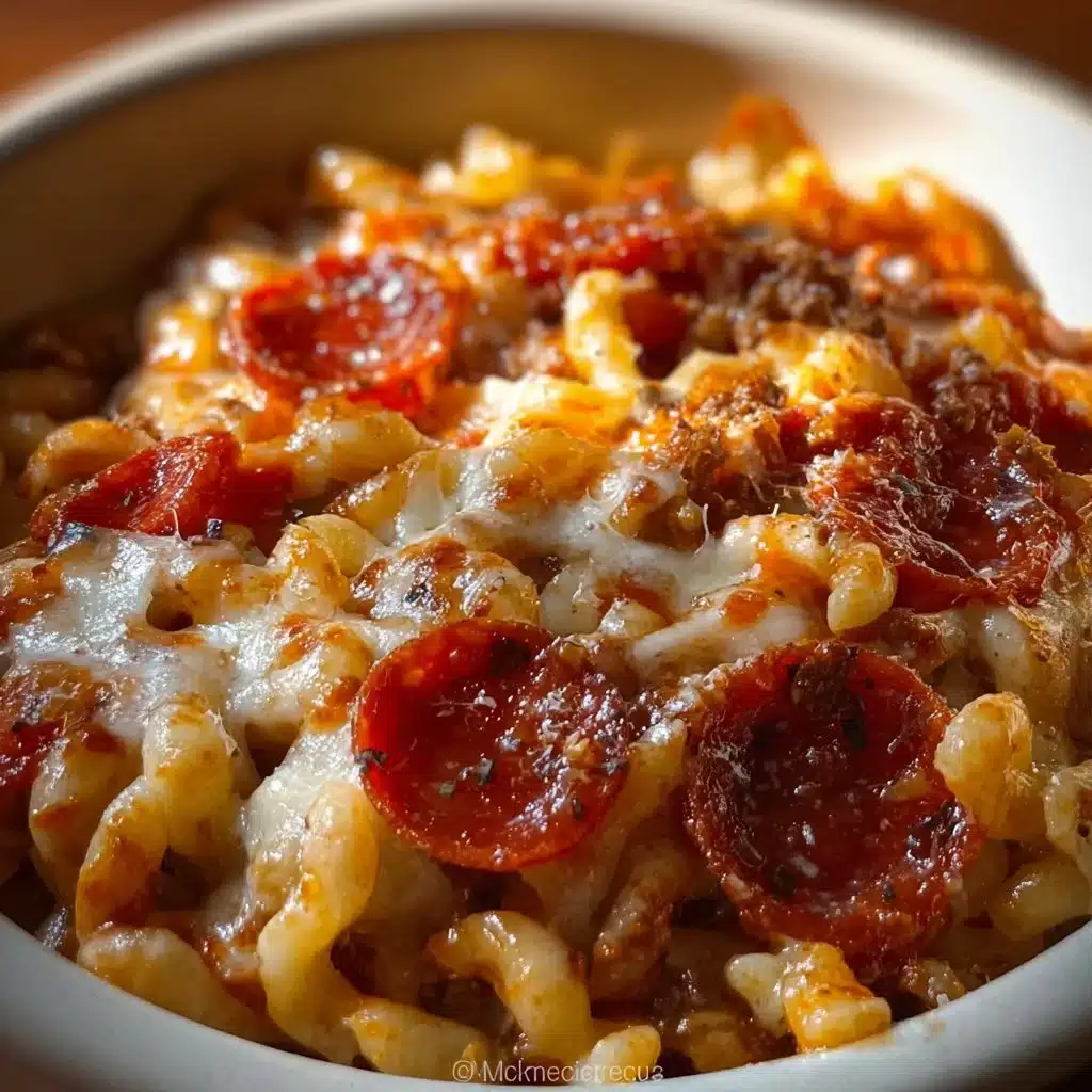 Crockpot Pizza Pasta 3 Crockpot Pizza Pasta dish ready to serve