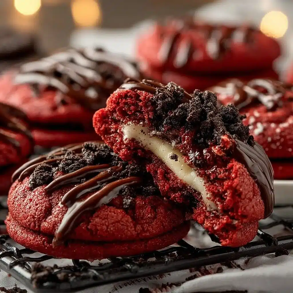 Delicious Red Velvet Oreo Cookies