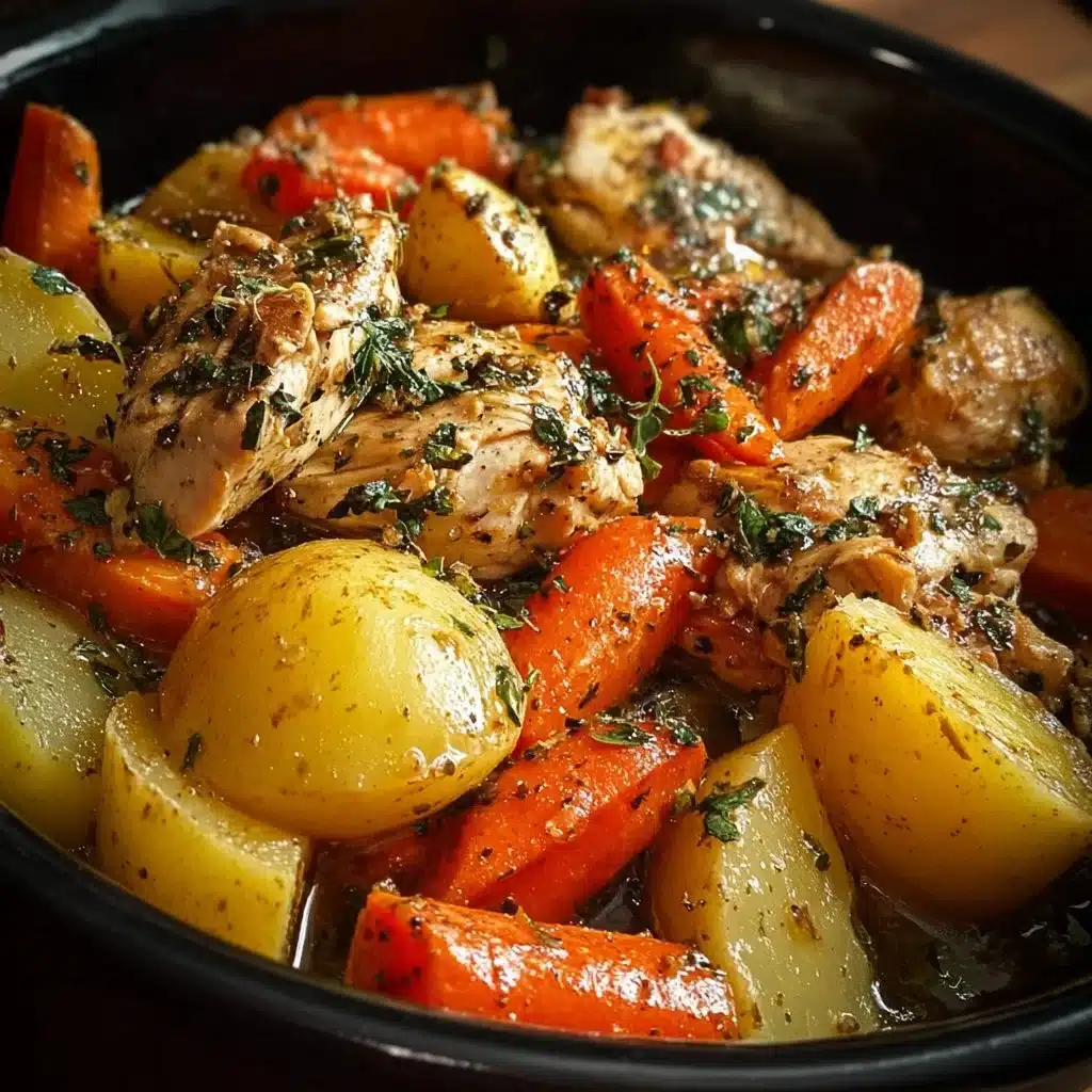 Delicious Garlic Butter Chicken cooked in a crockpot for tender and flavorful results.