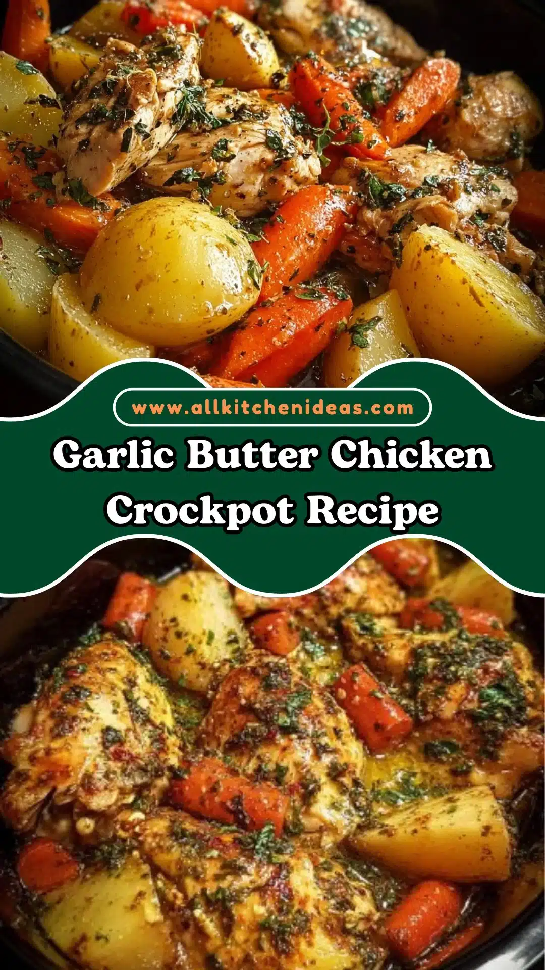 Garlic Butter Chicken Crockpot Recipe: 6-Hour Magic for Tender Bliss