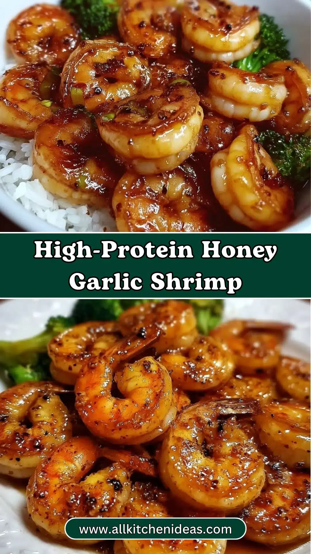 High-Protein Honey Garlic Shrimp 2 High-Protein Honey Garlic Shrimp