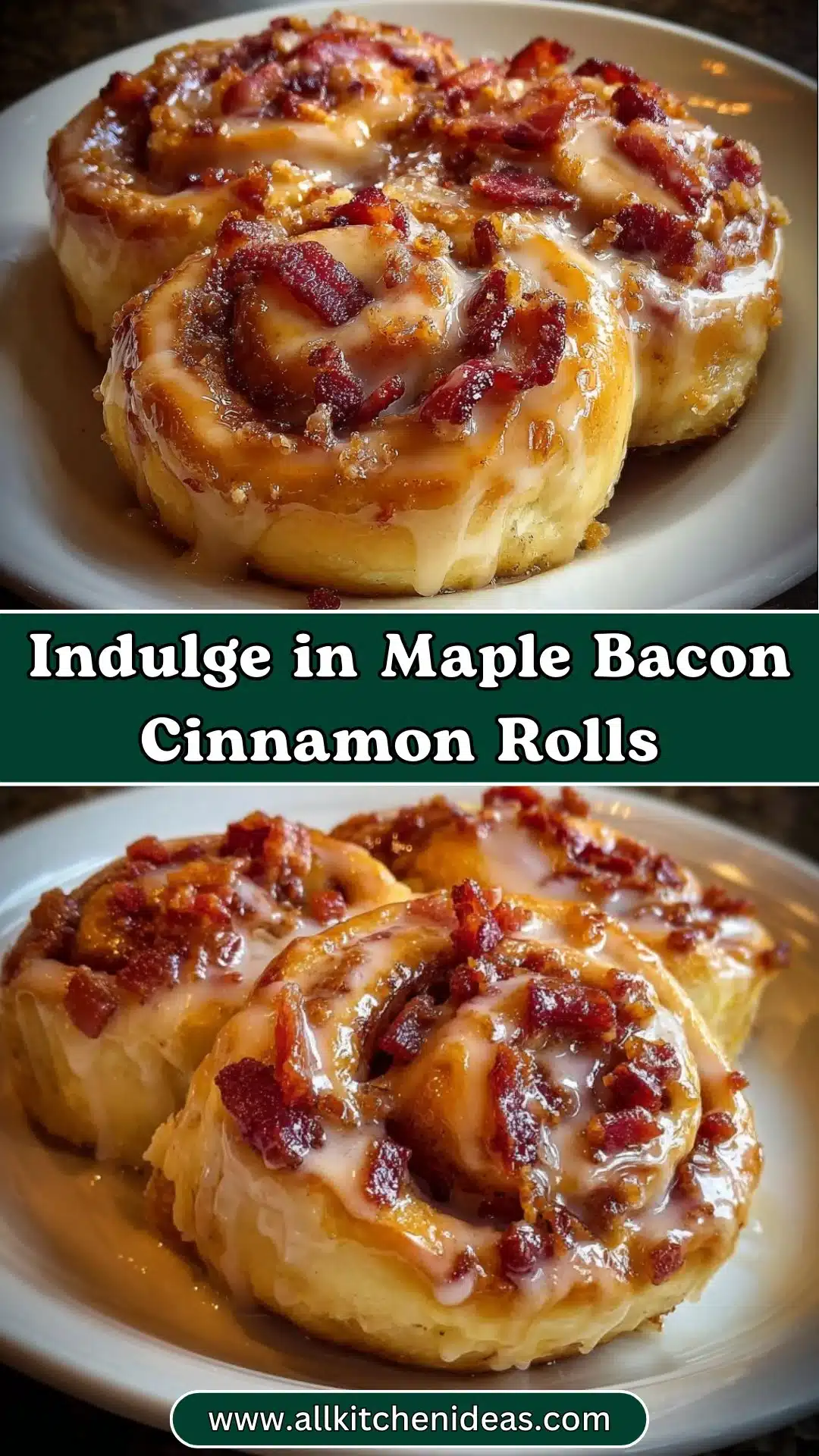 Indulge in Maple Bacon Cinnamon Rolls for a Sweet Treat! 2 Indulge in Maple Bacon Cinnamon Rolls for a Sweet Treat!