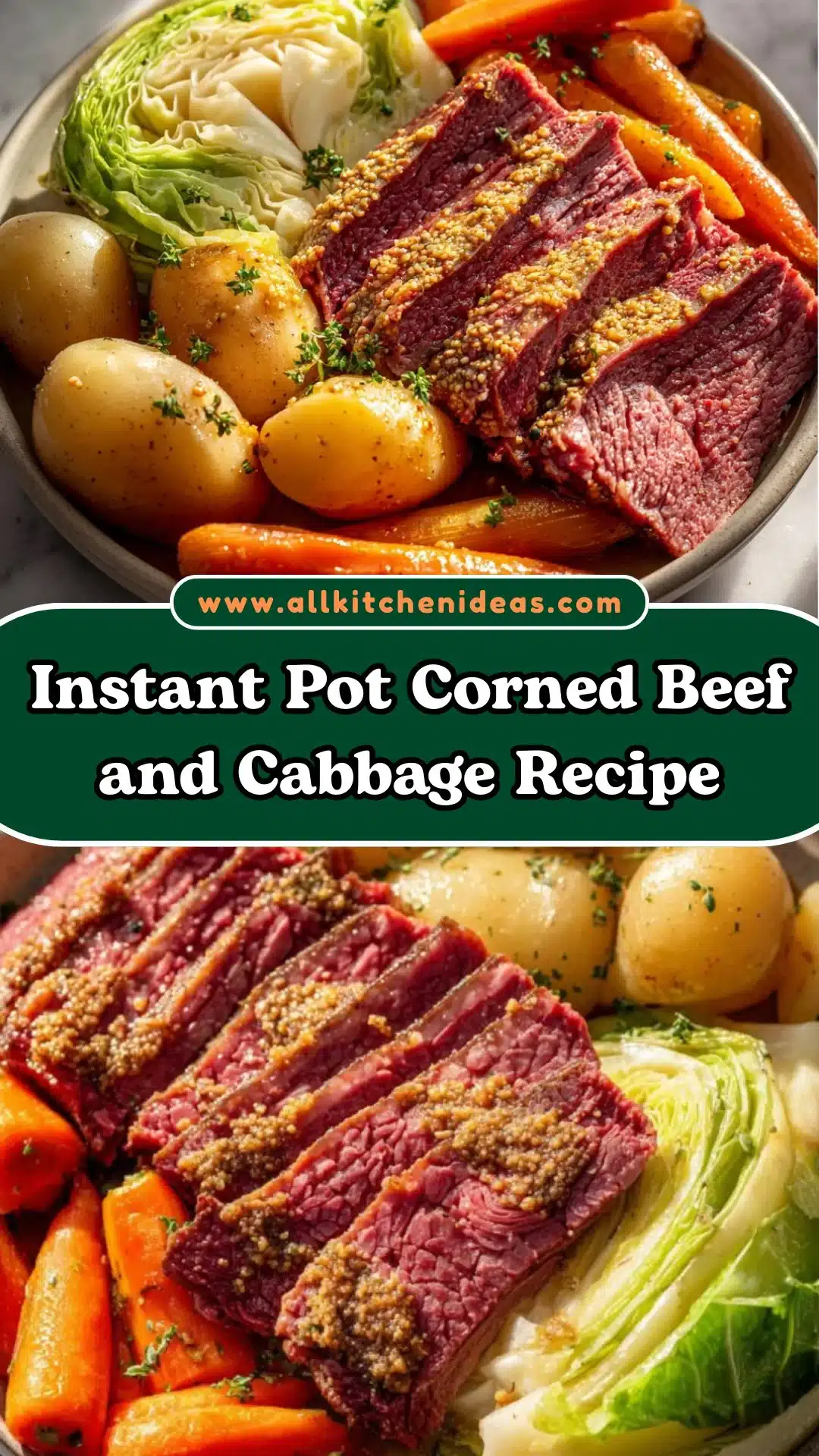 Instant Pot Corned Beef and Cabbage Recipe