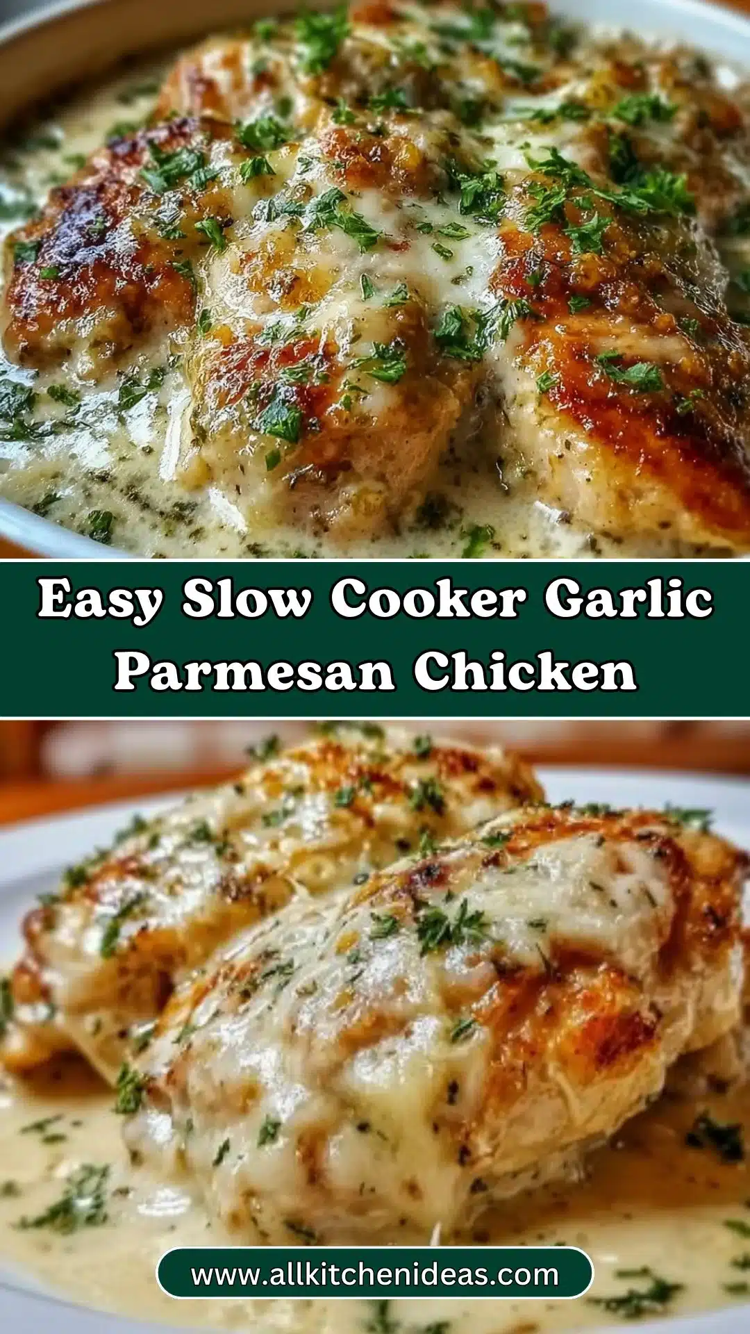 Mouthwatering Slow Cooker Creamy Garlic Parmesan Chicken Magic