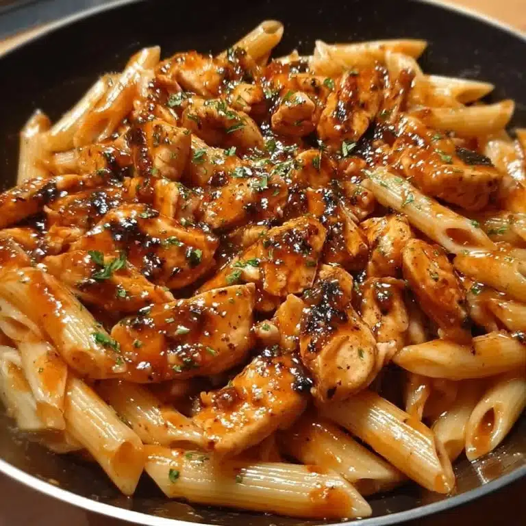 One-Pan Tangy Honey BBQ Chicken Penne 2 One-Pan Tangy Honey BBQ Chicken Penne