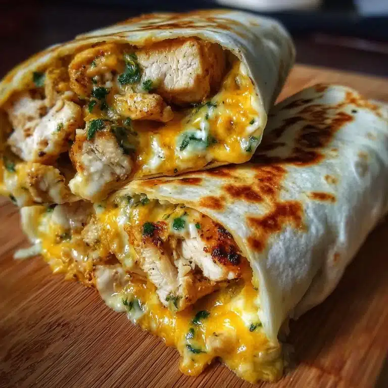 Ooey-Gooey Cheesy Garlic Chicken Wraps You’ll Devour 2 Ooey-Gooey Cheesy Garlic Chicken Wraps You’ll Devour
