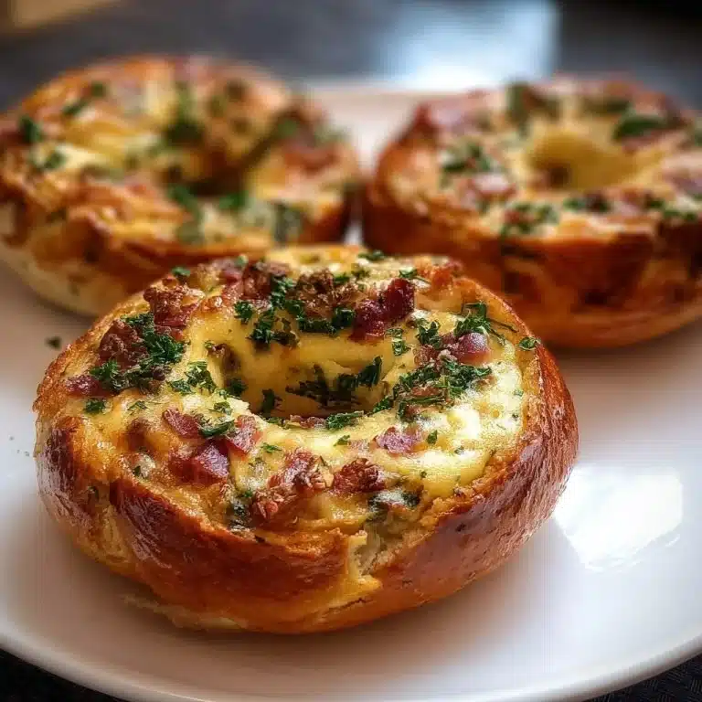 Quiche Stuffed Bagels 2 Quiche Stuffed Bagels
