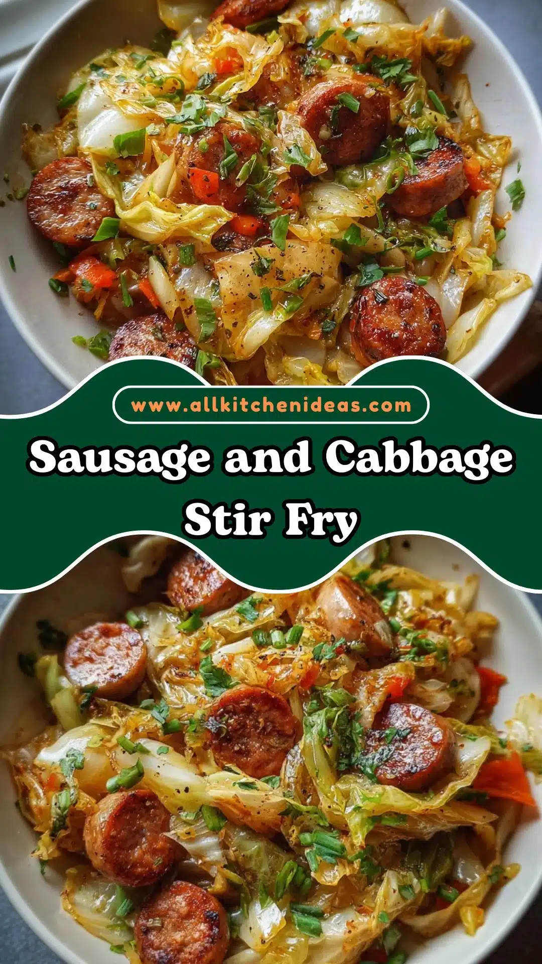 Sausage and Cabbage Stir Fry