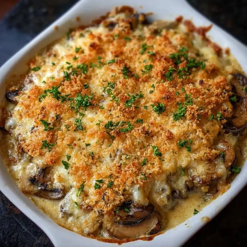 Stuffed Mushroom Casserole