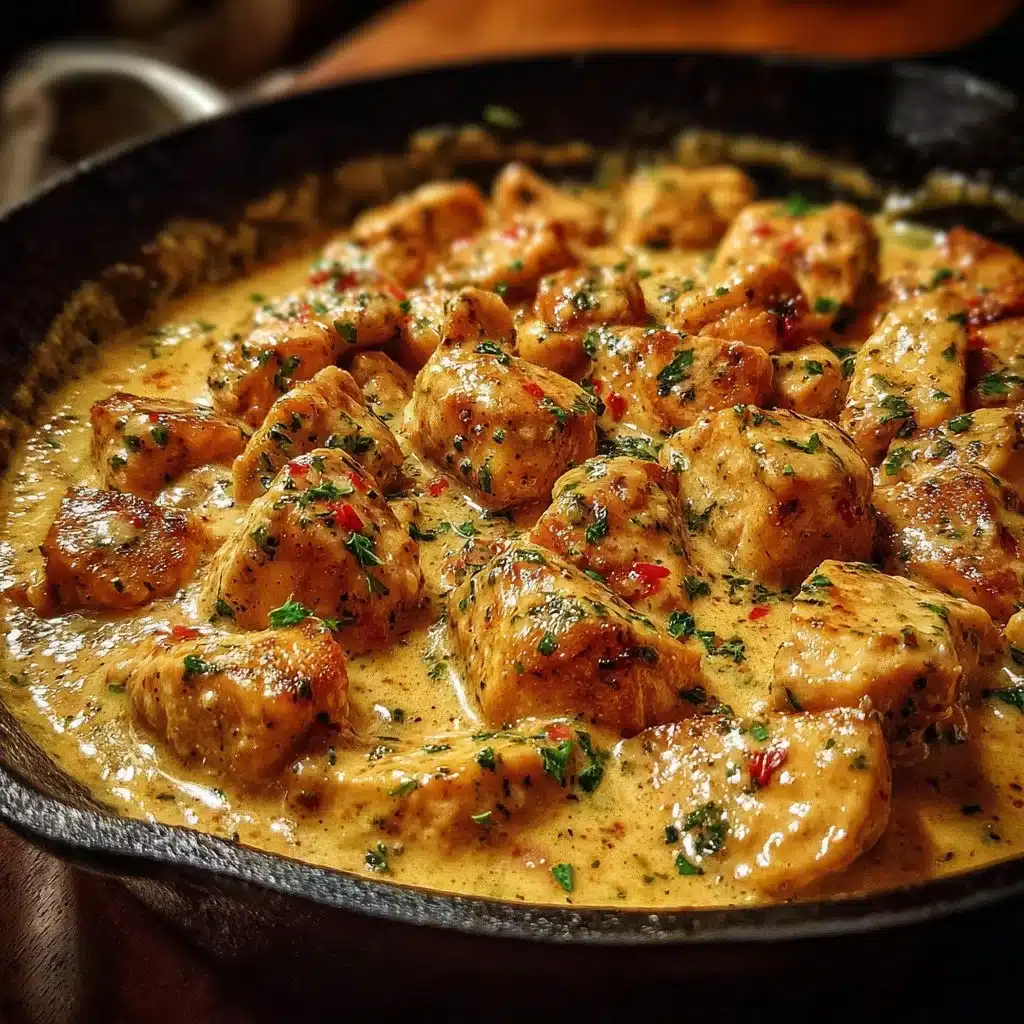 Delicious butter chicken skillet recipe inspired by Texas Roadhouse.