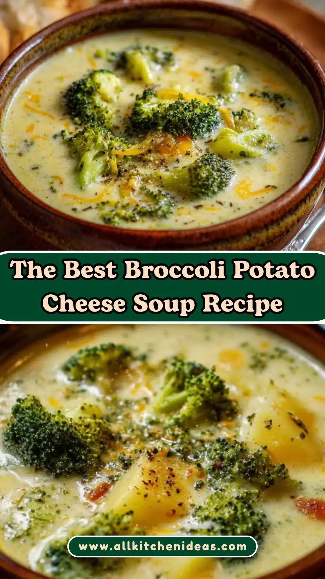 The Best Broccoli Potato Cheese Soup Recipe
