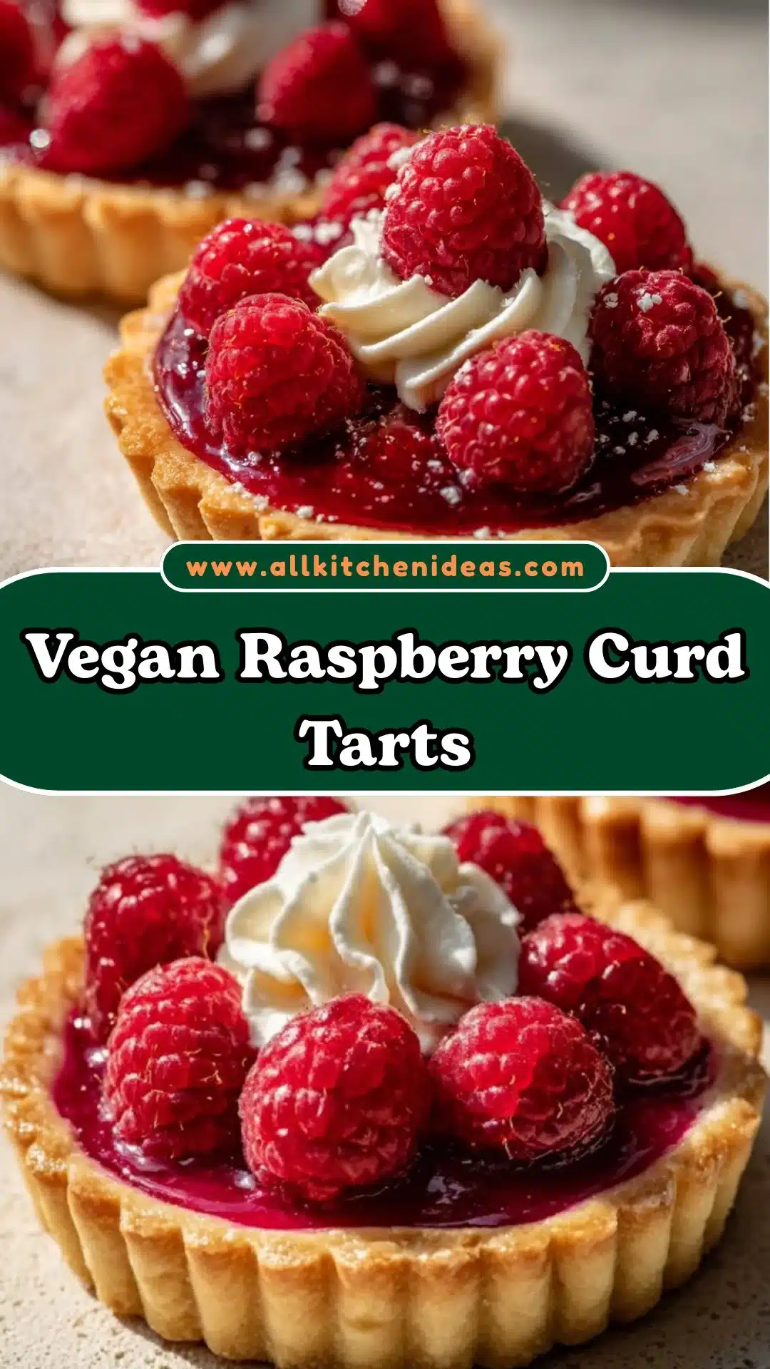 Vegan Raspberry Curd Tarts: Easy, Refreshing Summer Delights