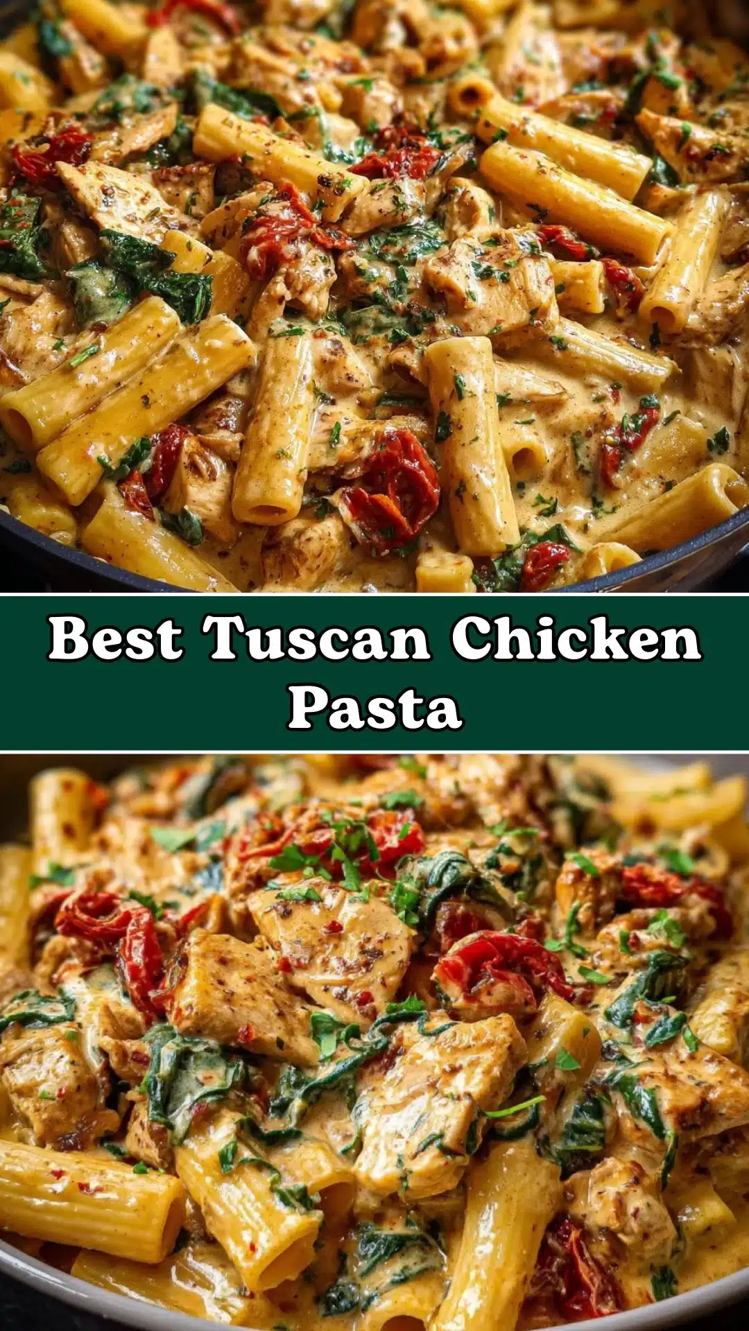 Best Tuscan Chicken Pasta