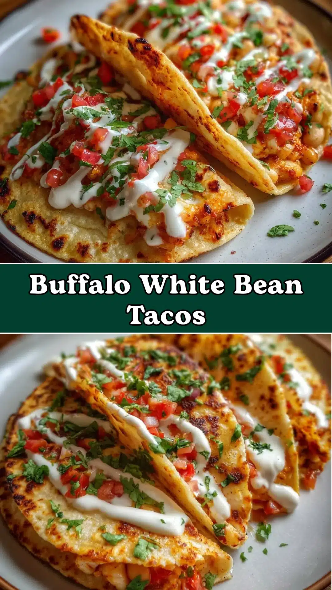 Buffalo White Bean Tacos 2 Buffalo White Bean Tacos
