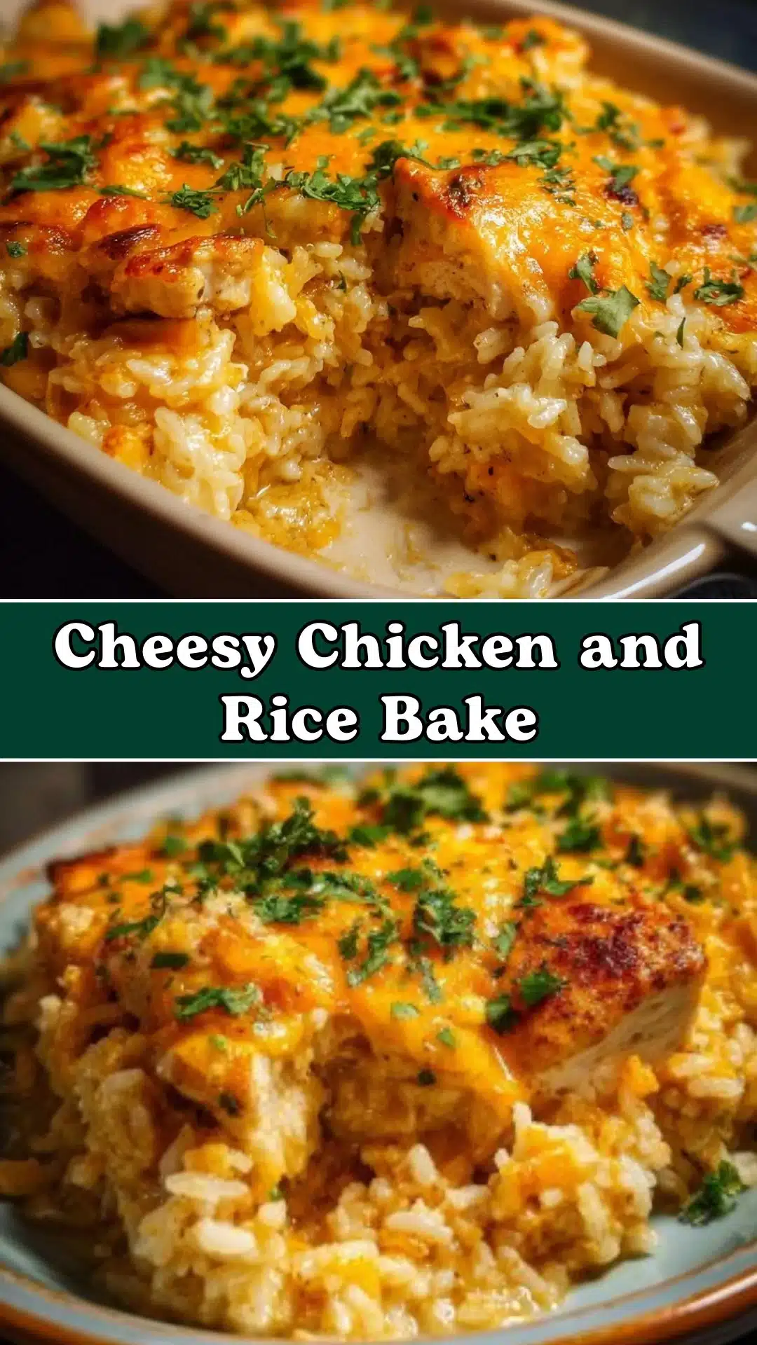 Cheesy Chicken and Rice Bake 2 Cheesy Chicken and Rice Bake