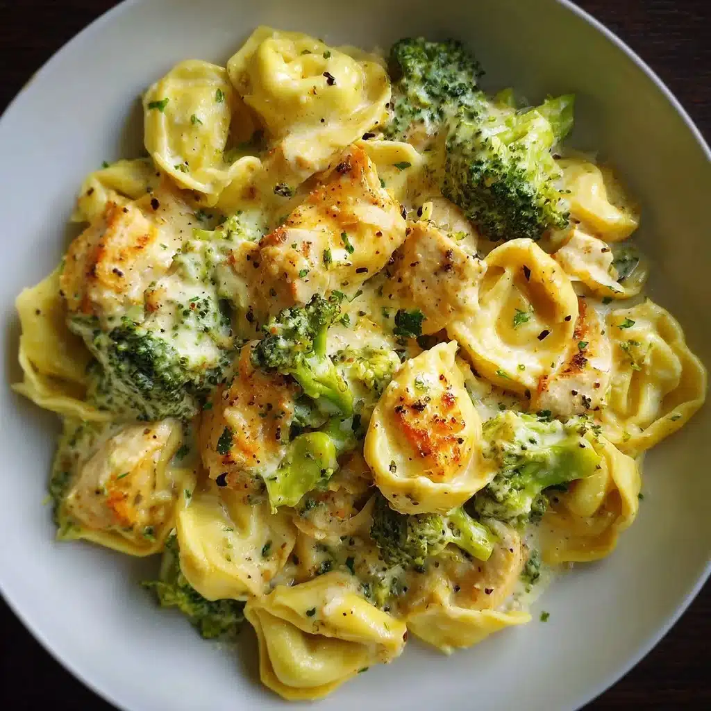 Cheesy Chicken Broccoli Tortellini