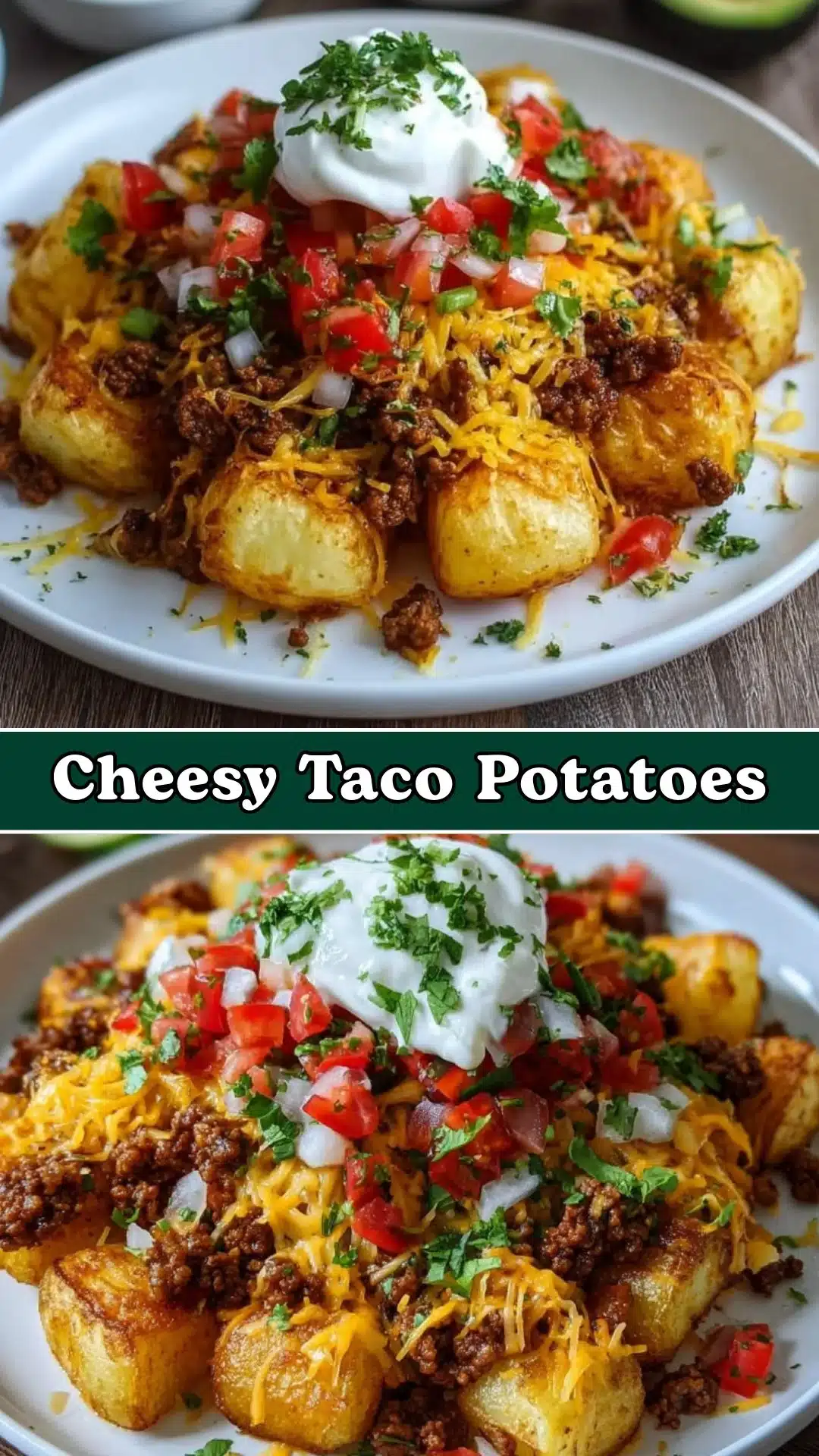 Cheesy Taco Potatoes