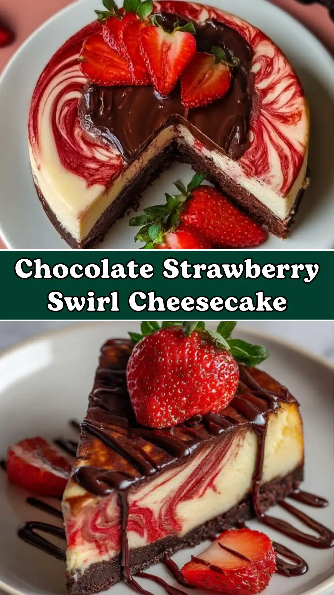 Chocolate Strawberry Swirl Cheesecake for Your Sweetest Moments 2 Chocolate Strawberry Swirl Cheesecake for Your Sweetest Moments