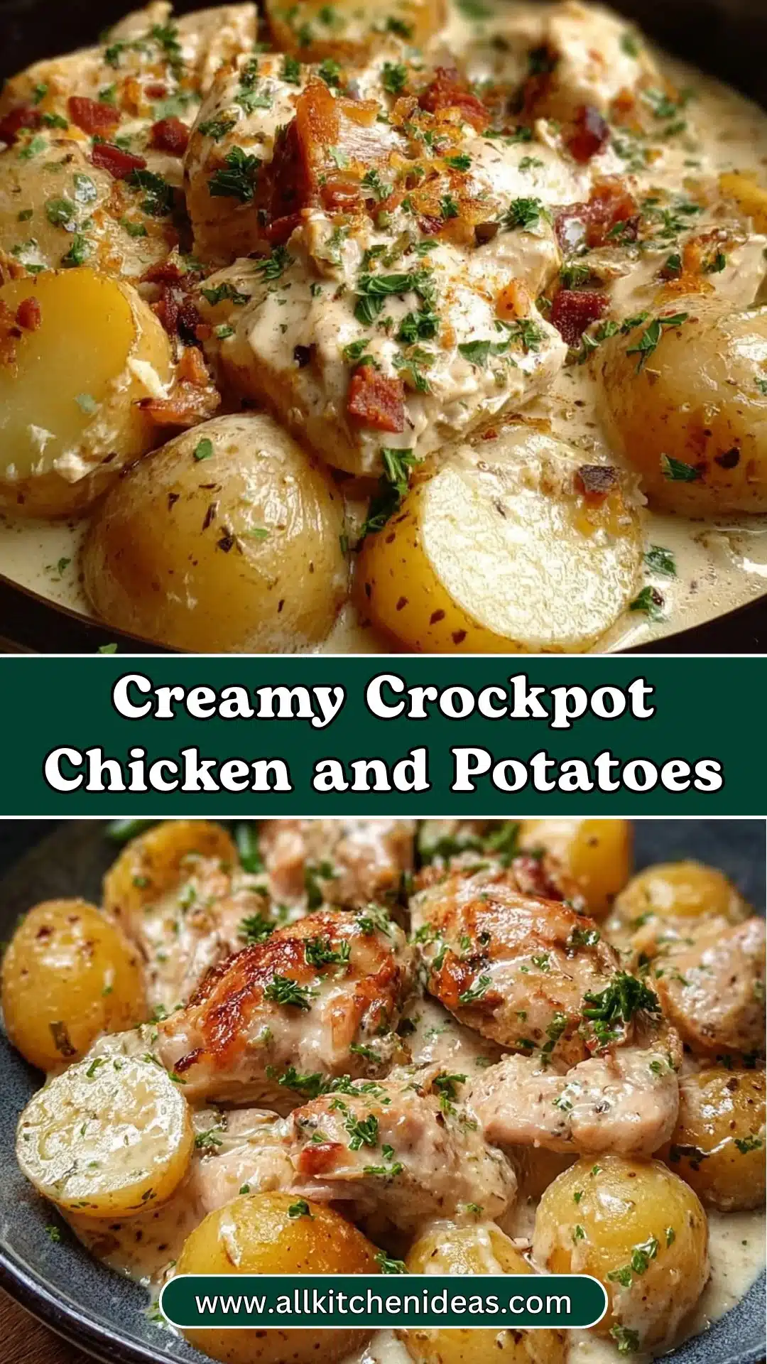 Creamy Crockpot Chicken and Potatoes Will Blow Your Mind 2 Creamy Crockpot Chicken and Potatoes Will Blow Your Mind