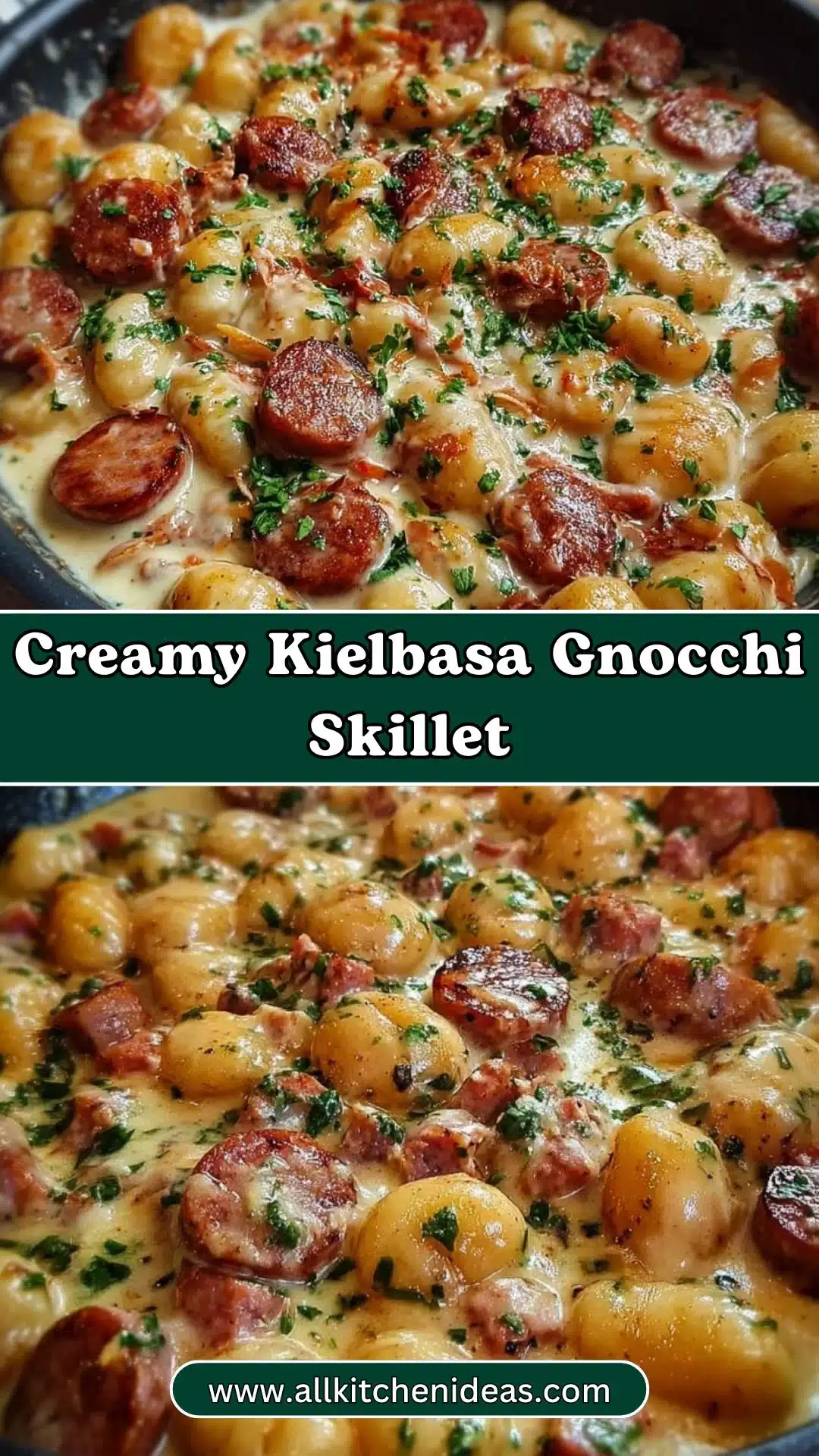 Creamy Kielbasa Gnocchi Skillet 2 Creamy Kielbasa Gnocchi Skillet