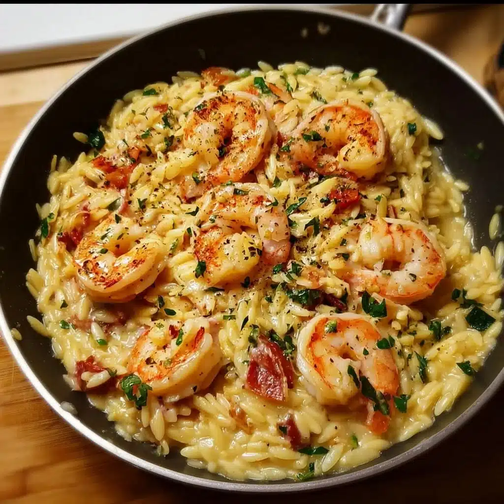 Creamy Shrimp Orzo