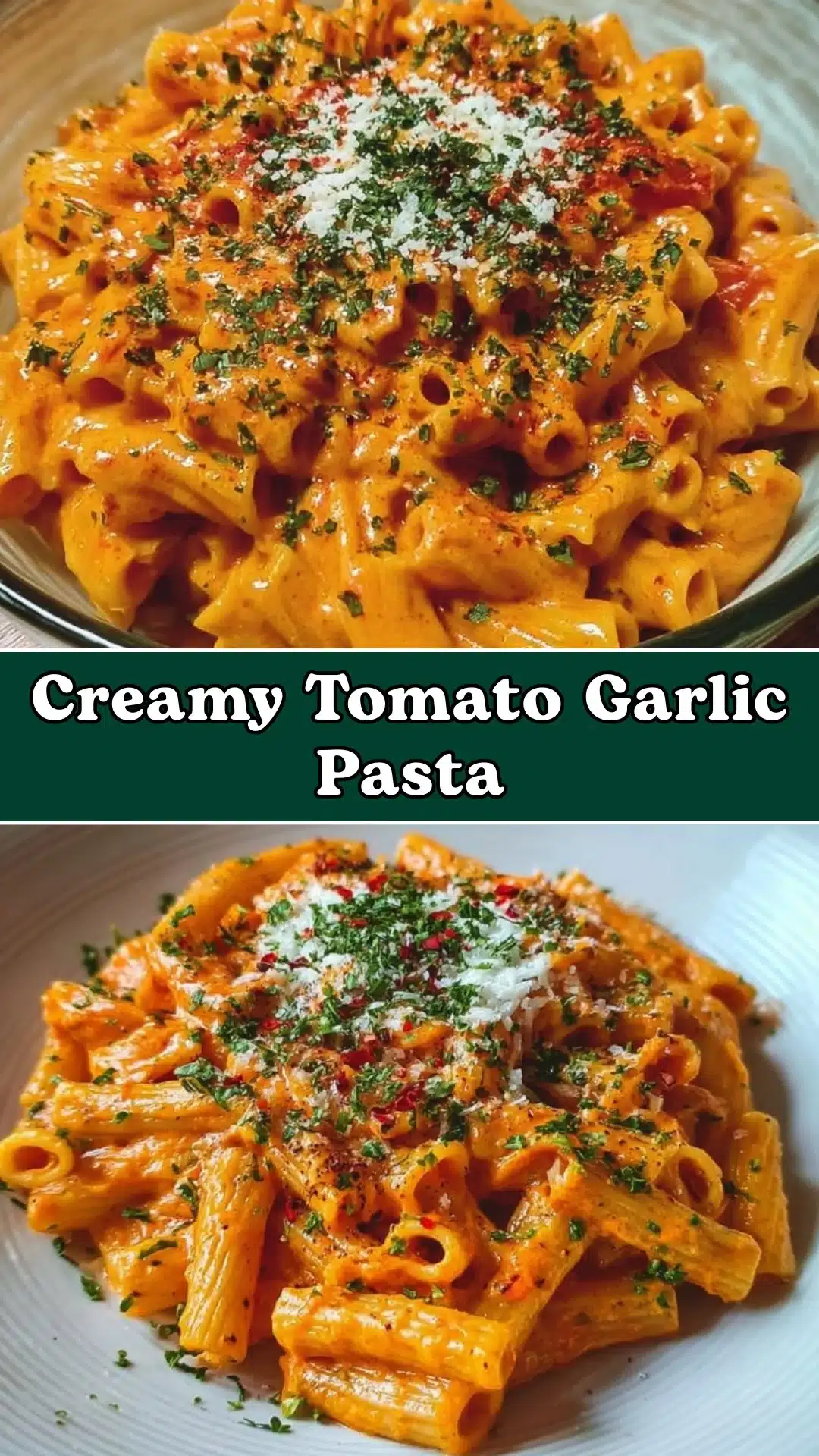 Creamy Tomato Garlic Pasta