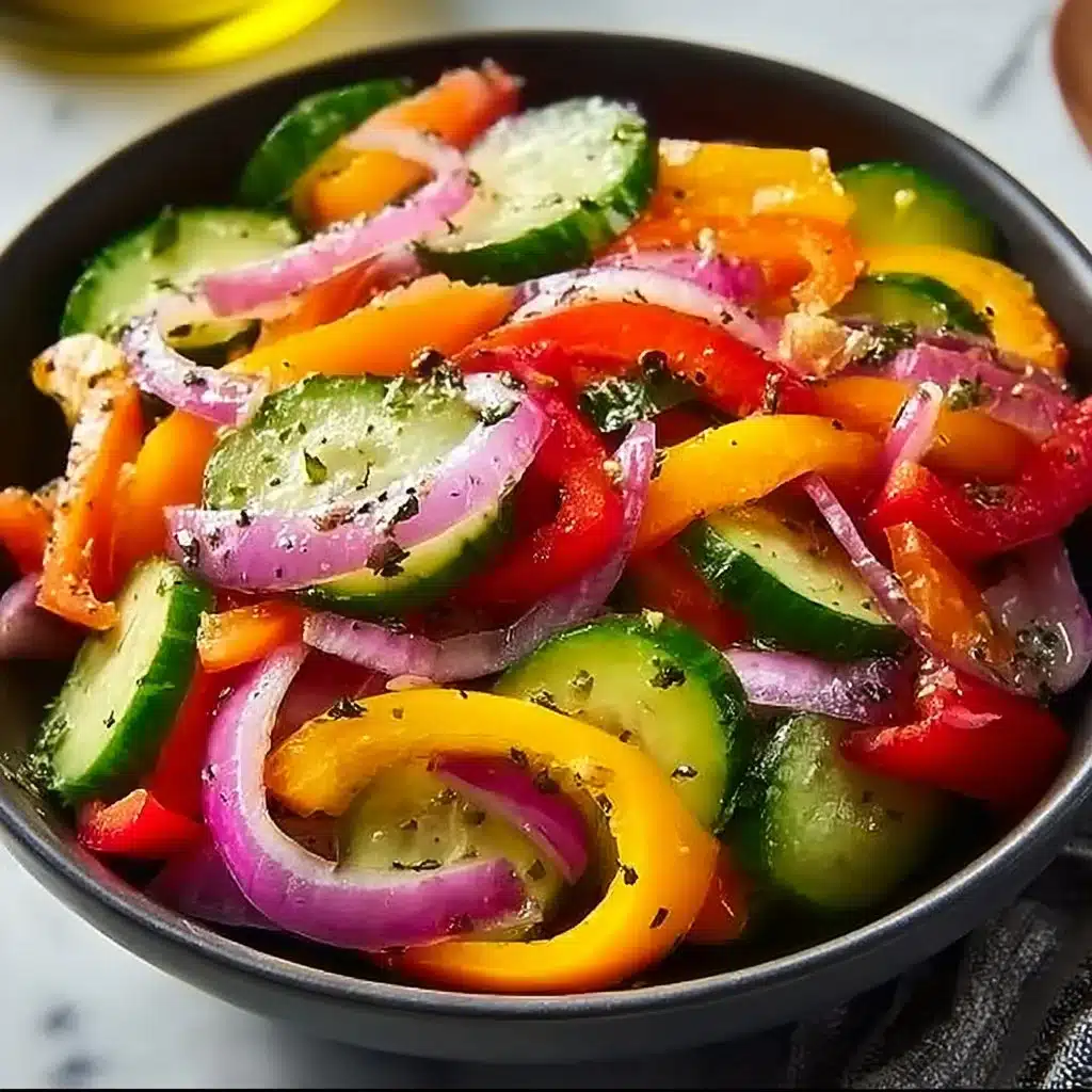Cucumber Sweet Pepper Salad