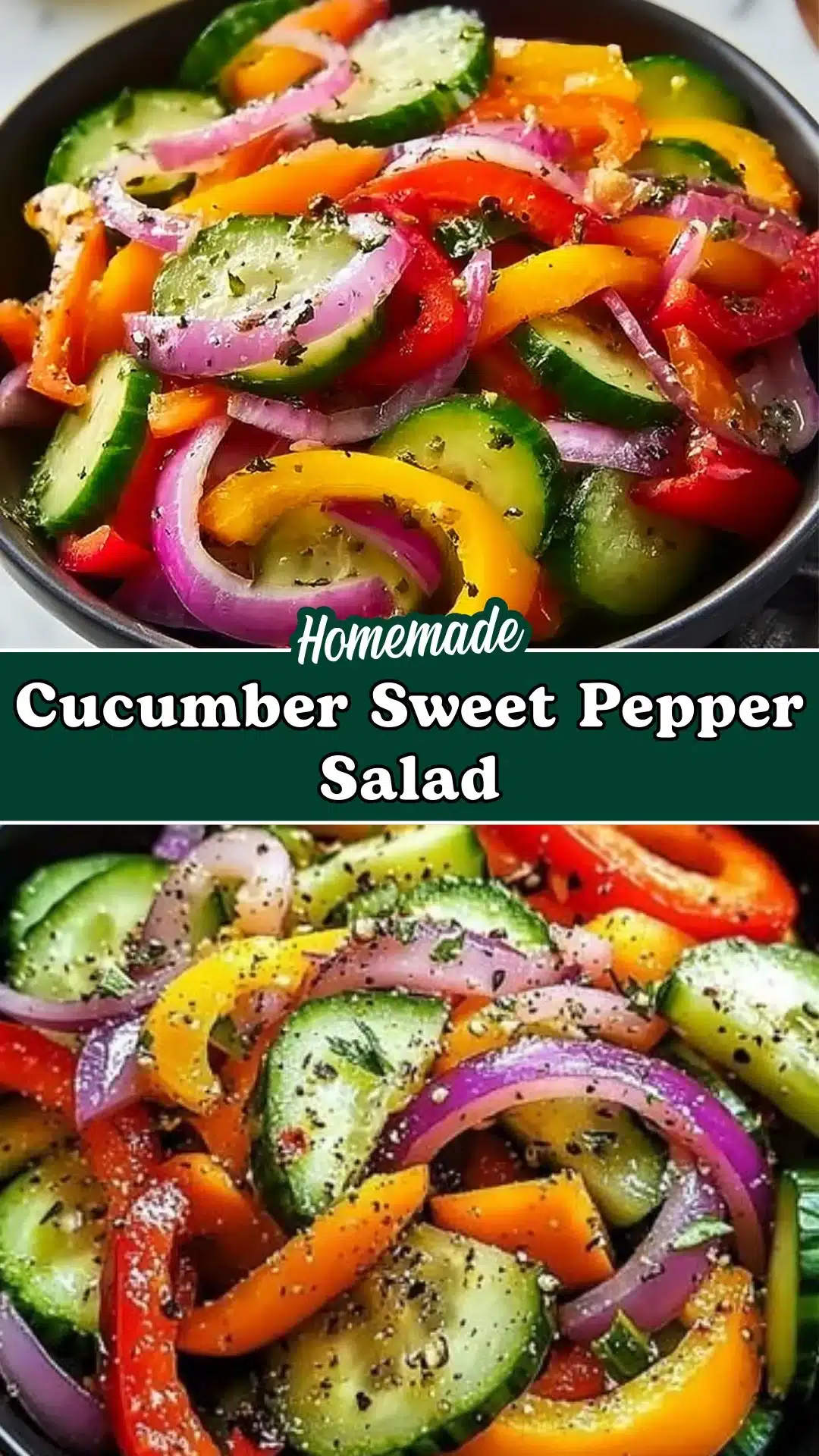 Cucumber Sweet Pepper Salad