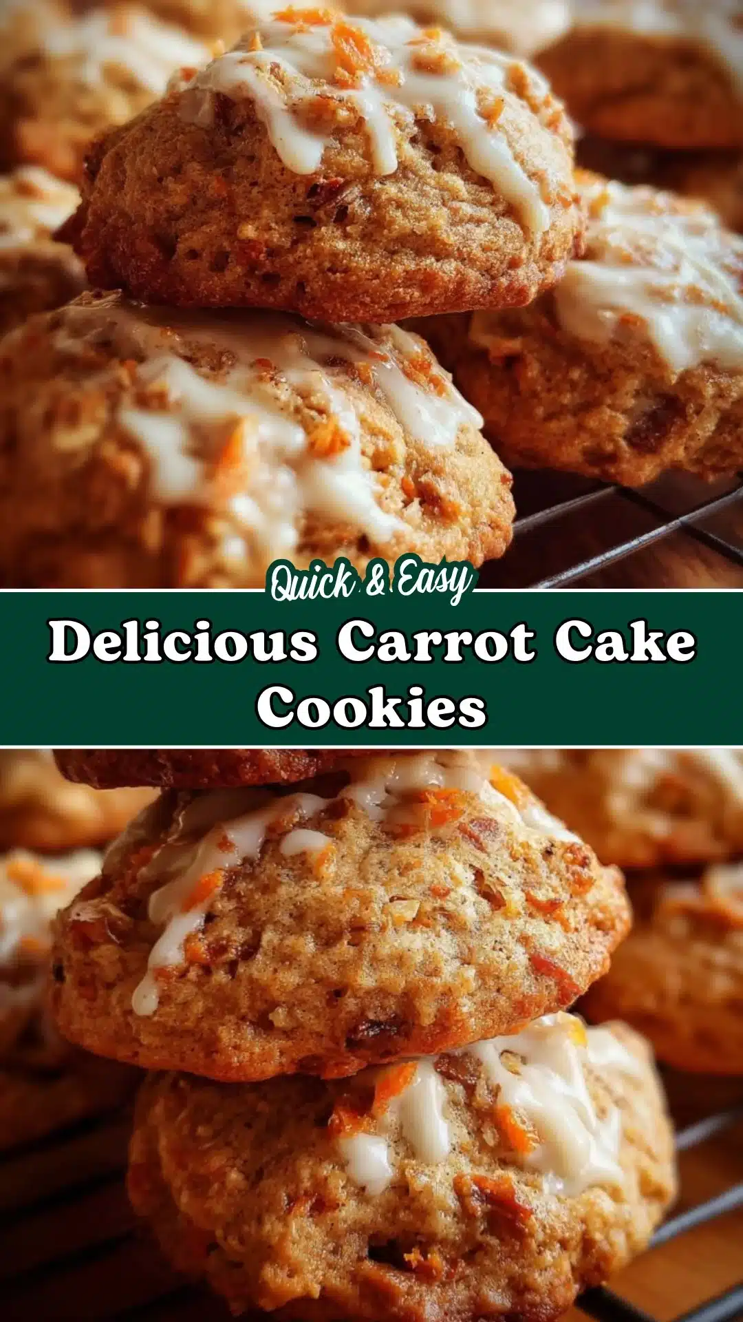 Delicious Carrot Cake Cookies