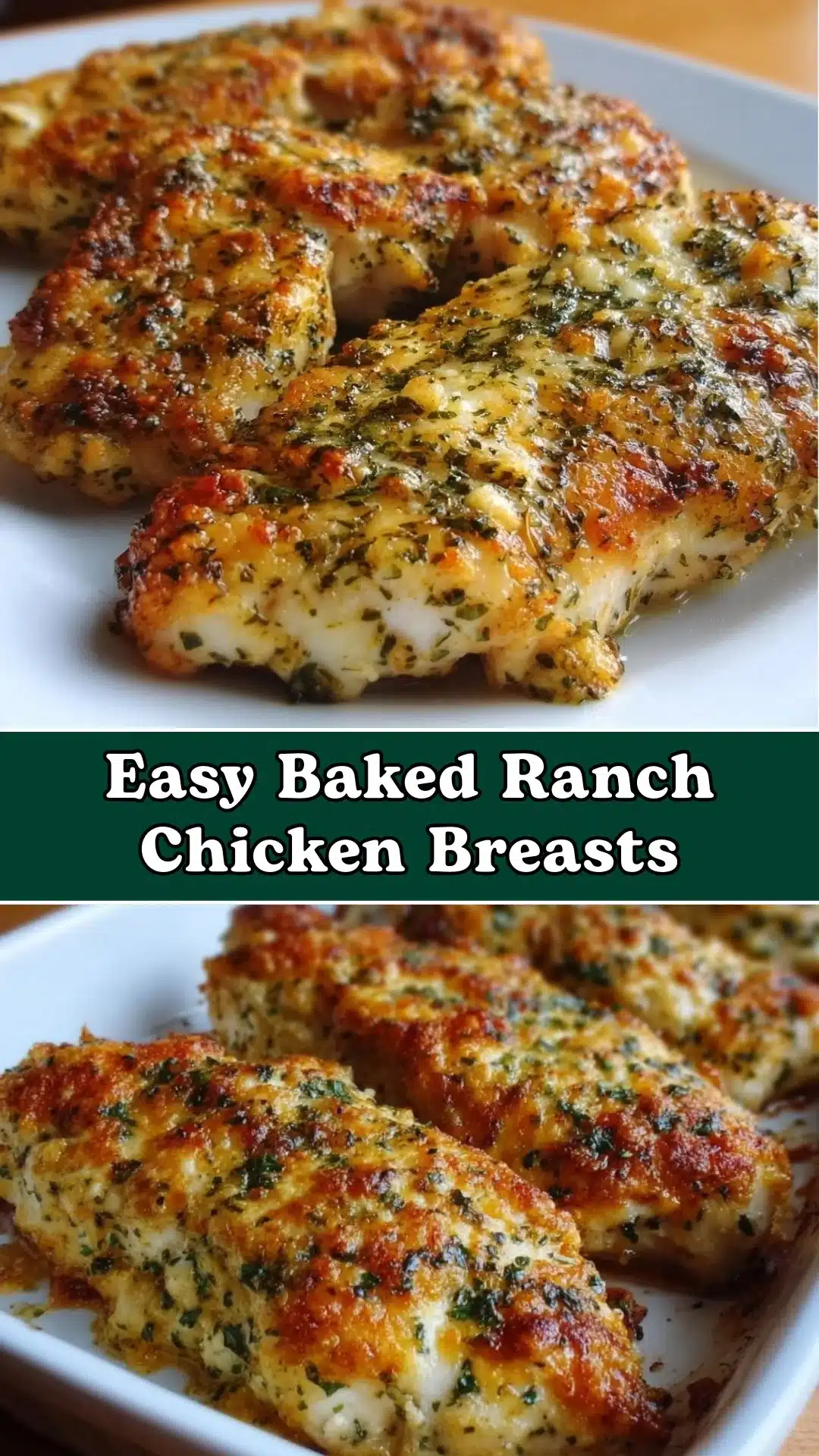 Easy Baked Ranch Chicken Breasts