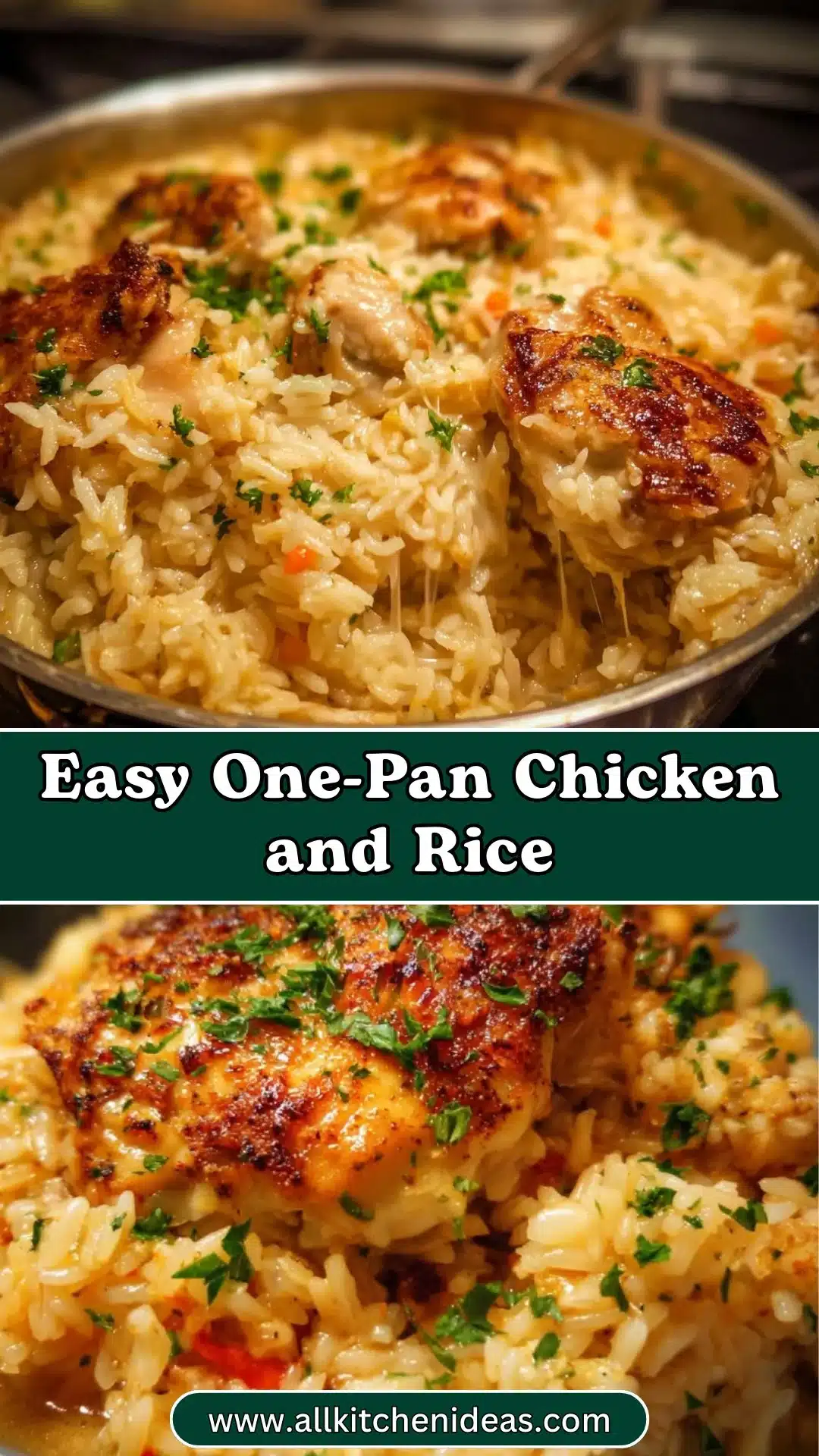 Easy One-Pan Chicken and Rice