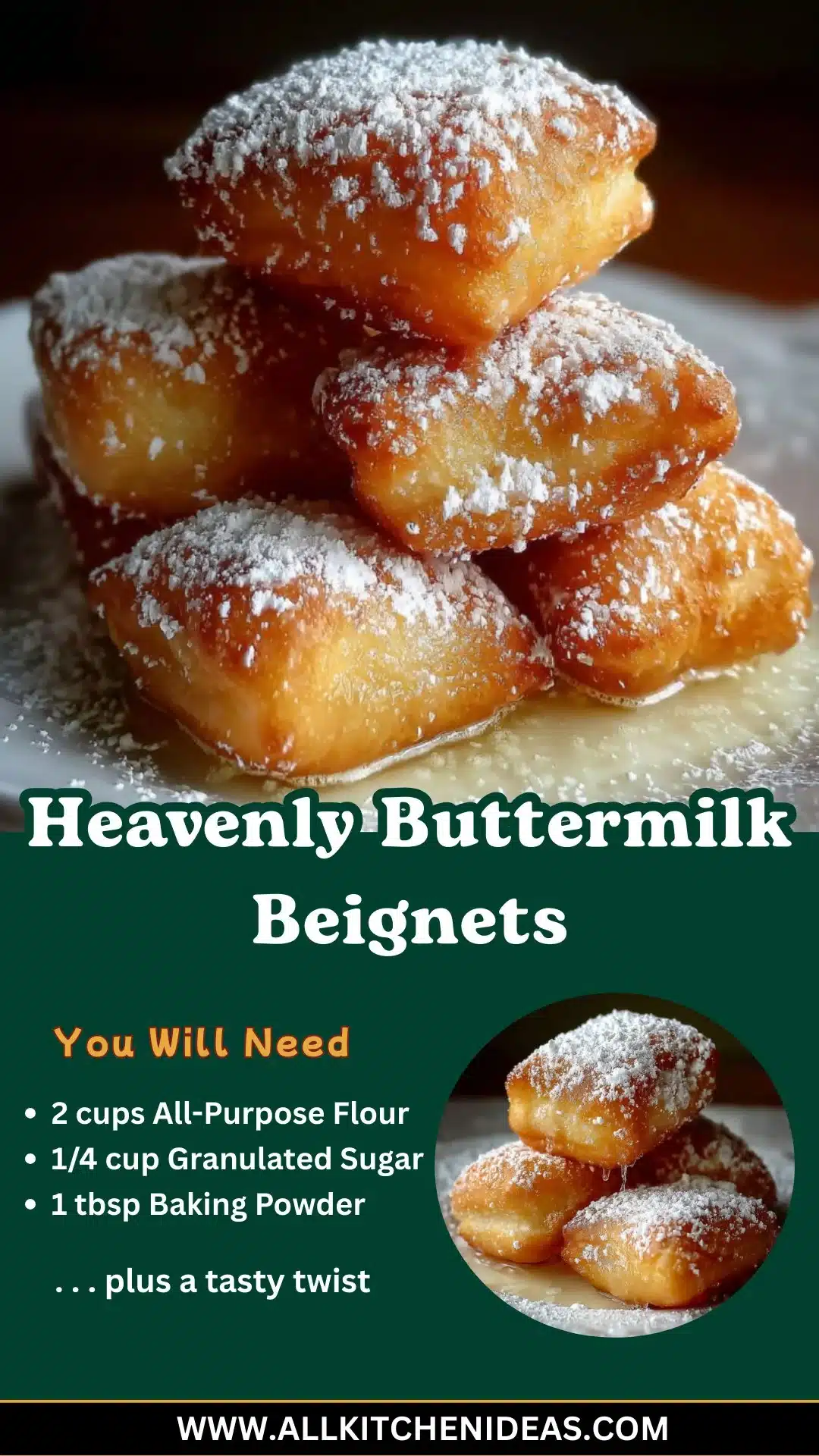 Heavenly Buttermilk Beignets: Light, Fluffy, and Irresistible