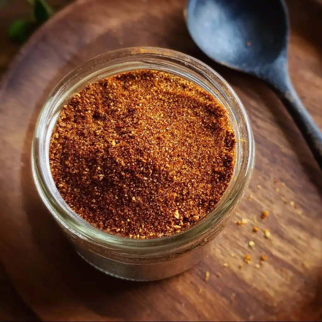 Bowl of homemade taco seasoning with fresh herbs and spices for flavorful dishes