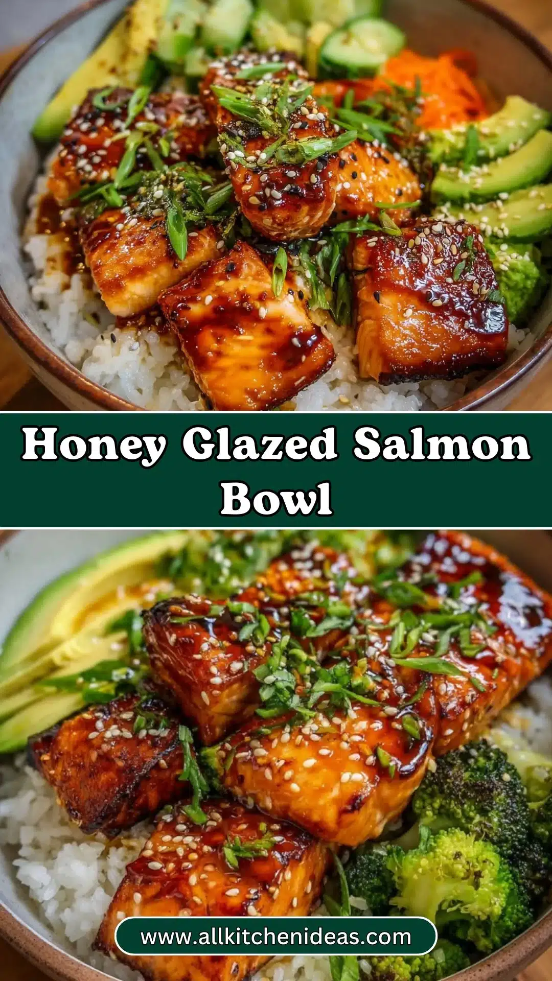 Honey Glazed Salmon Bowl: Quick, Healthy & Delicious Dinner 2 Honey Glazed Salmon Bowl: Quick, Healthy & Delicious Dinner
