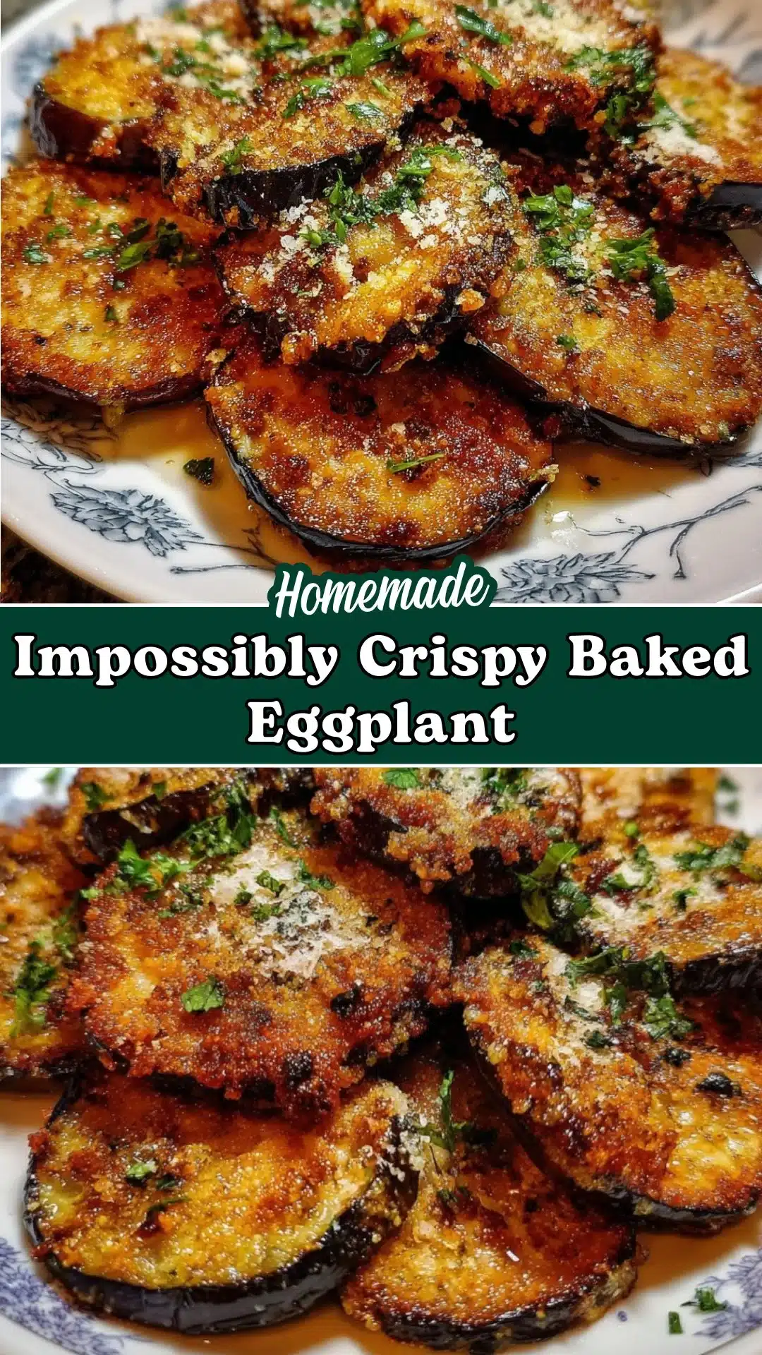 Impossibly Crispy Baked Eggplant