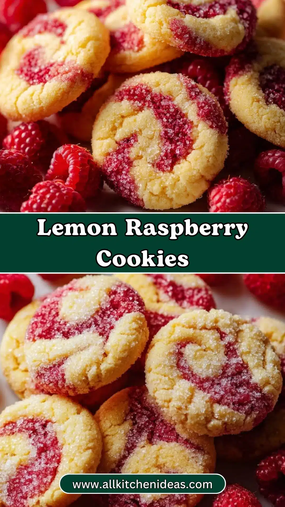 Lemon Raspberry Cookies 2 Lemon Raspberry Cookies