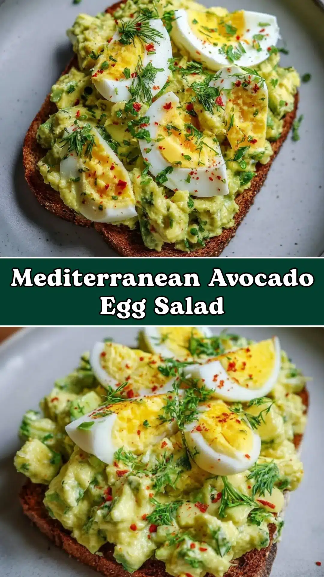Mediterranean Avocado Egg Salad 2 Mediterranean Avocado Egg Salad
