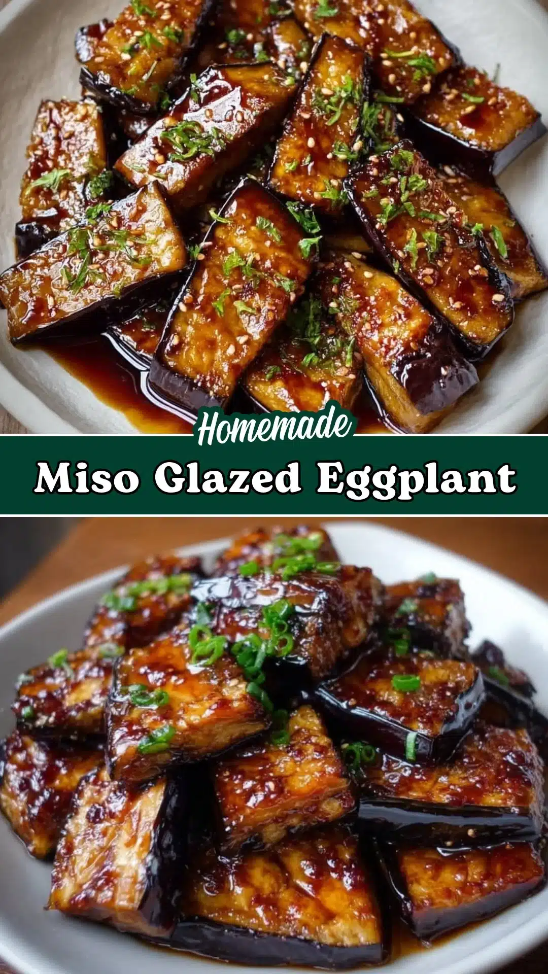 Miso Glazed Eggplant