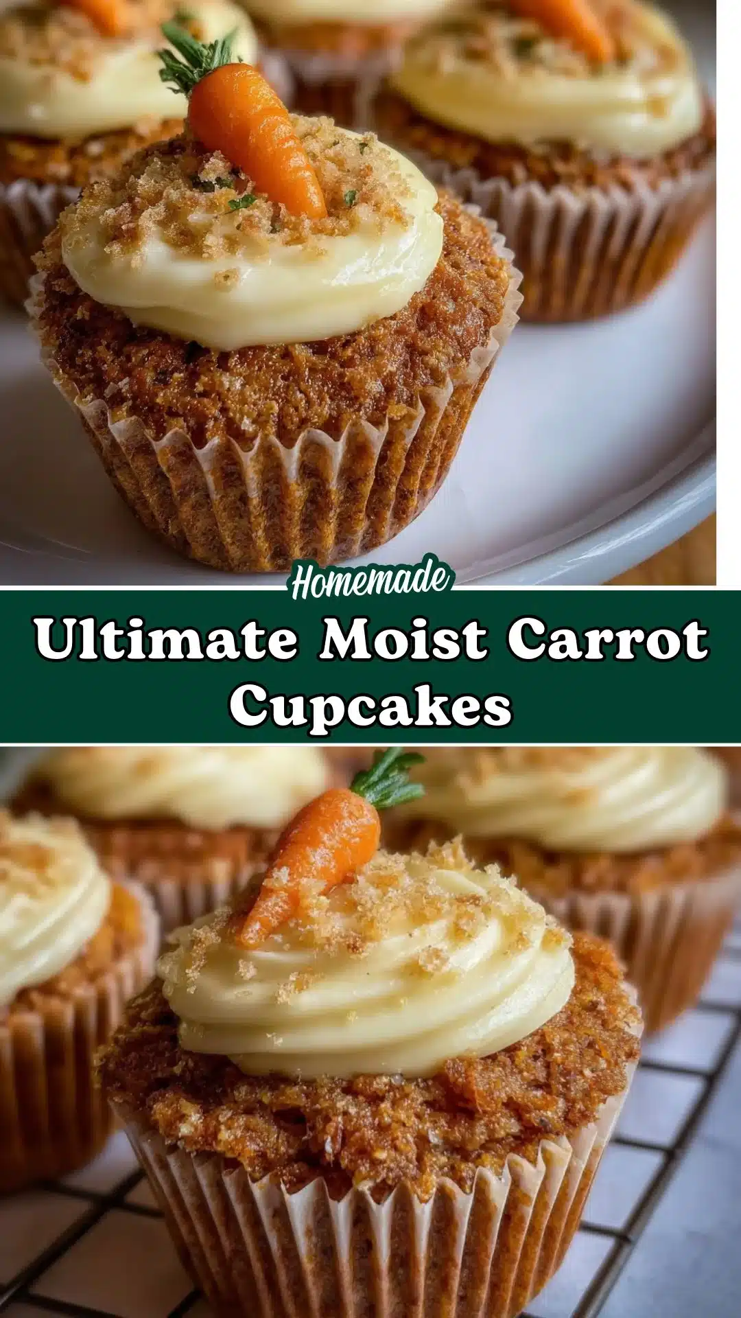 Ultimate Moist Carrot Cupcakes